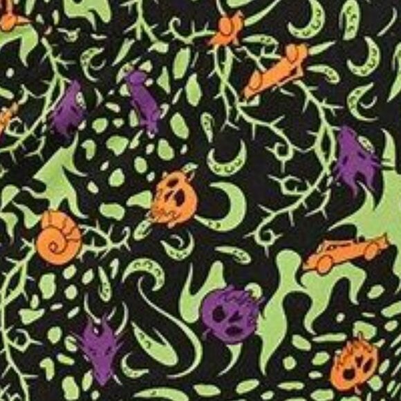 ❤️NWT VINTAGE TORRID DISNEY VILLAINS HALLOWEEN SUPER SOFT POCKETS SLEEP SHORT - Picture 2 of 14